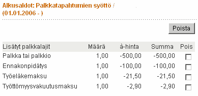 Palkkio ennakonpidätys Palkkio ennakonpidätys