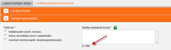 Velalliselle lisäksi jätettävä määrä